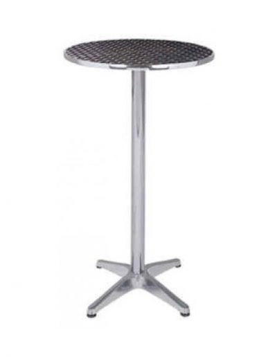 Cocktail round table (chrome)